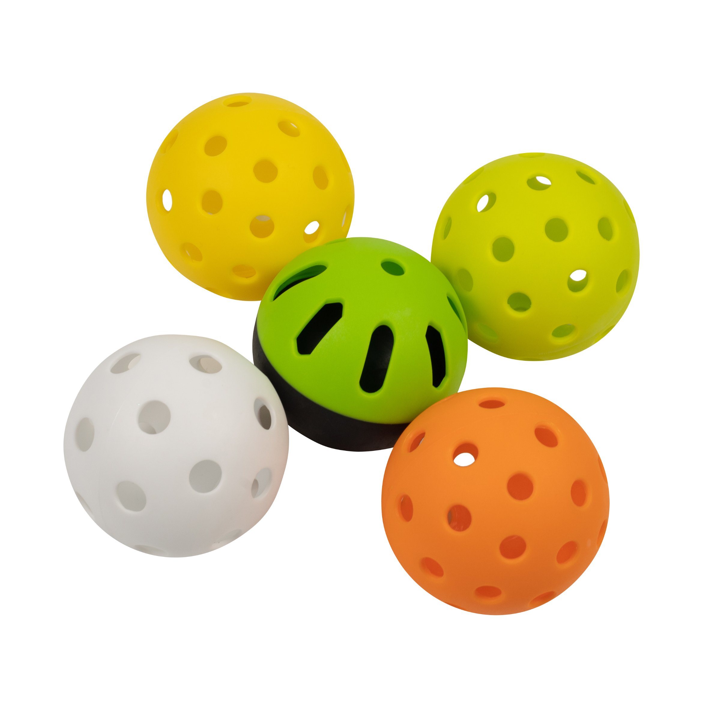 Colourful Plastic Bounce Pickleball Balls 40 Holes Balls 26holes Balls
