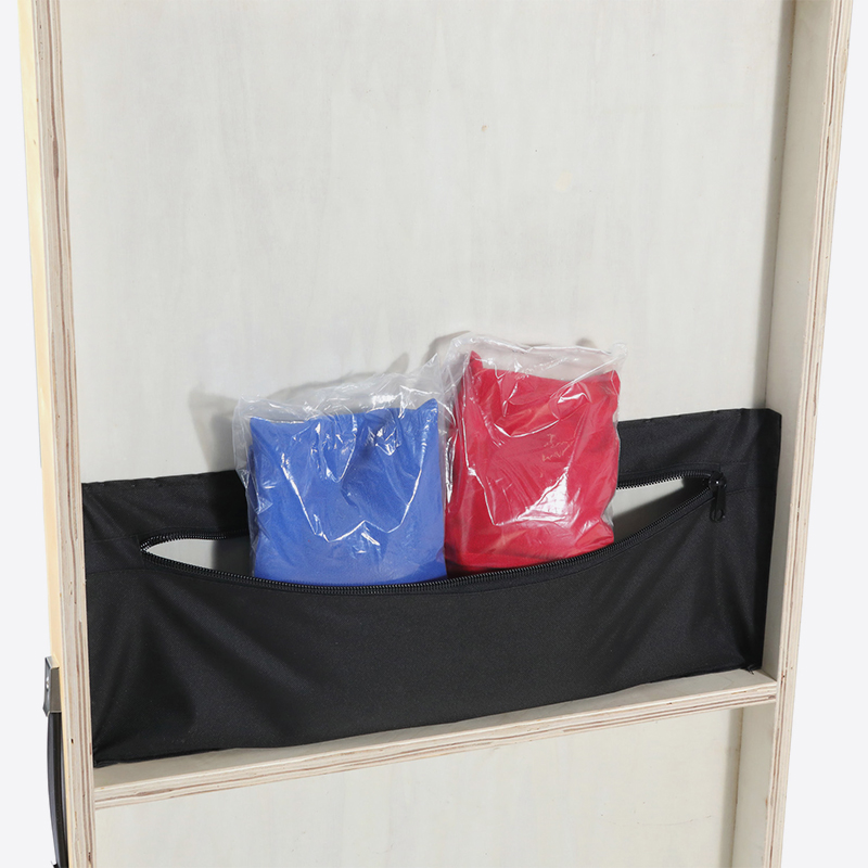 Regulation Size Cornhole Set – Includes 2 Boards And 8 Bean Bags, Tailgate Ready