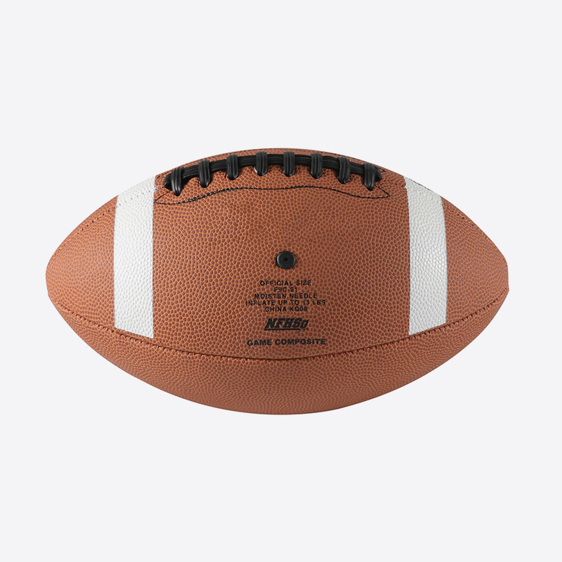 Custom Printed Logo Machine-Stitched American Football Match Ball Game Composite OEM